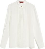 (Women) 'S Max Mara MaxMara White Crewneck Loose Long-Sleeve Pullover Shirt 6116023906001-RENNES (Women) 'S Max Mara MaxMara White Crewneck Loose Long-Sleeve Pullover Shirt 6116023906001-RENNES