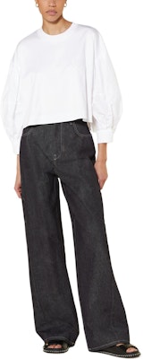 (W) ''斯马克斯玛拉 MaxMara 白色刺绣宽松版长袖T恤'' 2411941012600-001 Lookbook (W) ''斯马克斯玛拉 MaxMara 白色刺绣宽松版长袖T恤'' 2411941012600-001