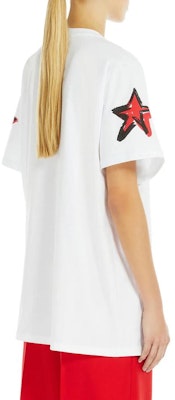 (Women) 'S Max Mara MaxMara White Graphic Print Crewneck Short-Sleeve T-Shirt 2421946031600010 Shop (Women) 'S Max Mara MaxMara White Graphic Print Crewneck Short-Sleeve T-Shirt 2421946031600010