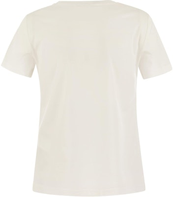 (Women) 'S Max Mara MaxMara White Graphic Print Fitted Crew Neck Short Sleeve T-Shirt 6941024206003-RITA Lookbook (Women) 'S Max Mara MaxMara White Graphic Print Fitted Crew Neck Short Sleeve T-Shirt 6941024206003-RITA