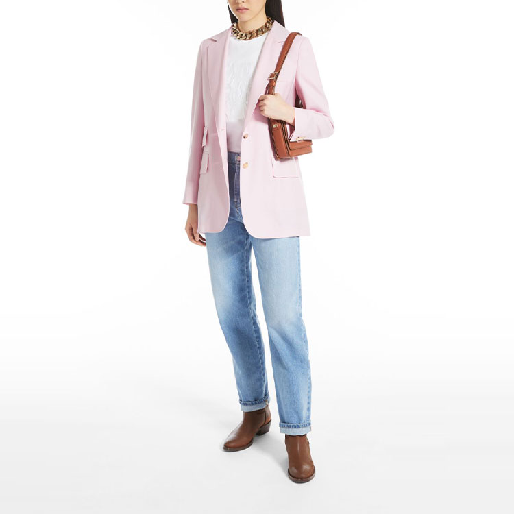 Lookbook (W) 맥스마라 화이트 로고 그래픽 크루넥 티셔츠 1946022906001-PARK