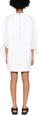 (Women) 'S Max Mara MaxMara White Logo Print Crew Neck Short Sleeve Mini Dress 2411621032600-001 Shop (Women) 'S Max Mara MaxMara White Logo Print Crew Neck Short Sleeve Mini Dress 2411621032600-001