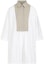 Order (Women) 'S Max Mara MaxMara White Short-Sleeve Colorblock Casual Dress 1221104206-001