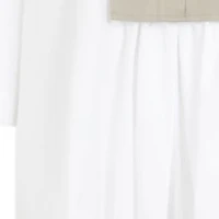 Sizing (W) ''S Max Mara MaxMara 白色短袖拼色休閒連衣裙 1221104206-001