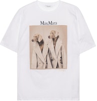 (Women) 'S Max Mara MaxMara White Short-Sleeve T-Shirt with Logo Print. 2319460139600 010 010 (Women) 'S Max Mara MaxMara White Short-Sleeve T-Shirt with Logo Print. 2319460139600 010 010
