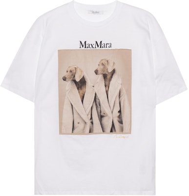 (W) 막스마라 화이트 로고 프린트 반팔 티셔츠. 2319460139600 010 010 Order (W) 막스마라 화이트 로고 프린트 반팔 티셔츠. 2319460139600 010 010
