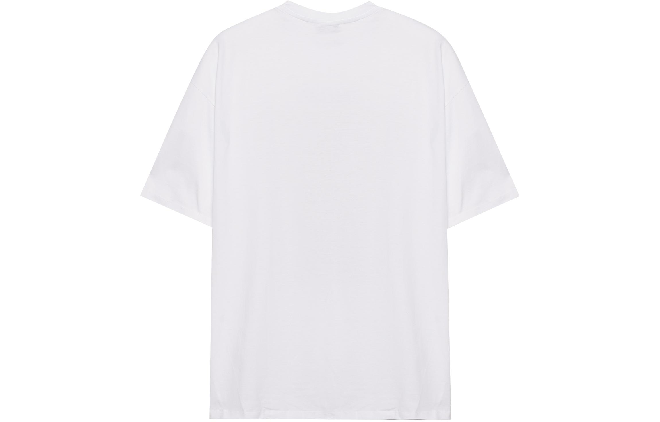 Lookbook (W) 막스마라 화이트 로고 프린트 반팔 티셔츠. 2319460139600 010 010