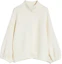 Buy (W) ''S Max Mara 白色纯色长袖羊绒毛衣 1341044106-001