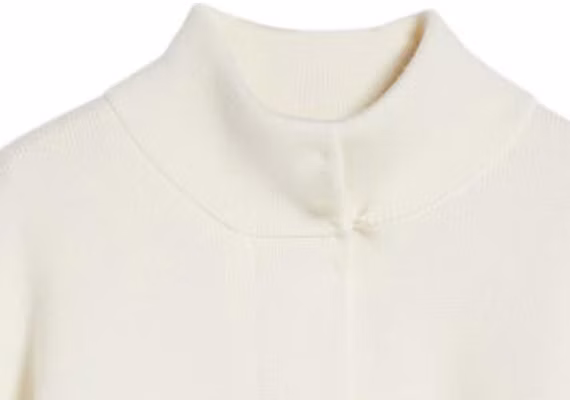 (W) ''S Max Mara 白色纯色长袖羊绒毛衣 1341044106-001 Details for (W) ''S Max Mara 白色纯色长袖羊绒毛衣 1341044106-001