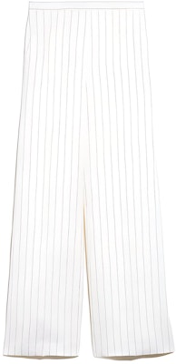 (W) Pantalones Rectos de Talle Alto a Rayas Blancas ''S Max Mara MaxMara 1131083206003-POPOLI Buy (W) Pantalones Rectos de Talle Alto a Rayas Blancas ''S Max Mara MaxMara 1131083206003-POPOLI