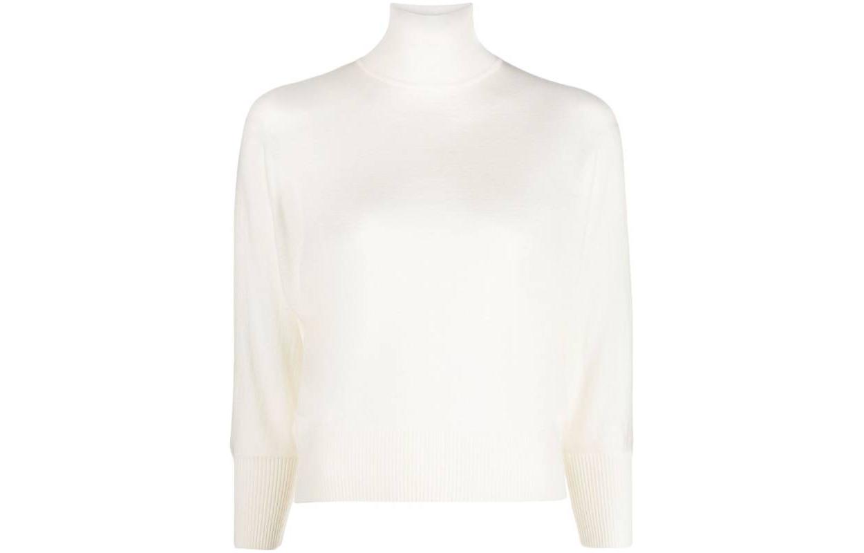 Order (W) ''S Max Mara 白色高领长袖毛衣 13660239600-001