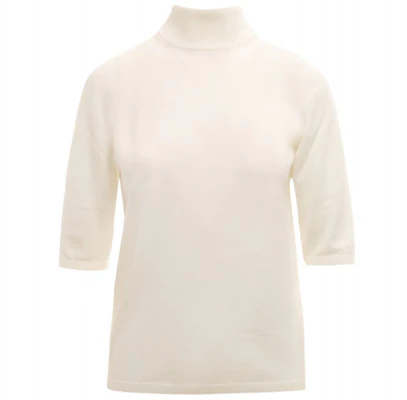 (W) ''Max Mara 白色羊毛短袖毛衣上衣 13611021600-001 Order (W) ''Max Mara 白色羊毛短袖毛衣上衣 13611021600-001