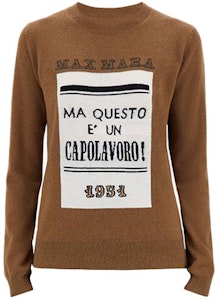 (W) Jersey de punto de lana-cachemir Max Mara - Corte holgado en color tabaco. 1366181306019-HIGHER Buy (W) Jersey de punto de lana-cachemir Max Mara - Corte holgado en color tabaco. 1366181306019-HIGHER
