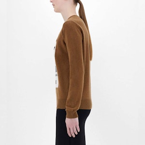 (W) Jersey de punto de lana-cachemir Max Mara - Corte holgado en color tabaco. 1366181306019-HIGHER Details for (W) Jersey de punto de lana-cachemir Max Mara - Corte holgado en color tabaco. 1366181306019-HIGHER