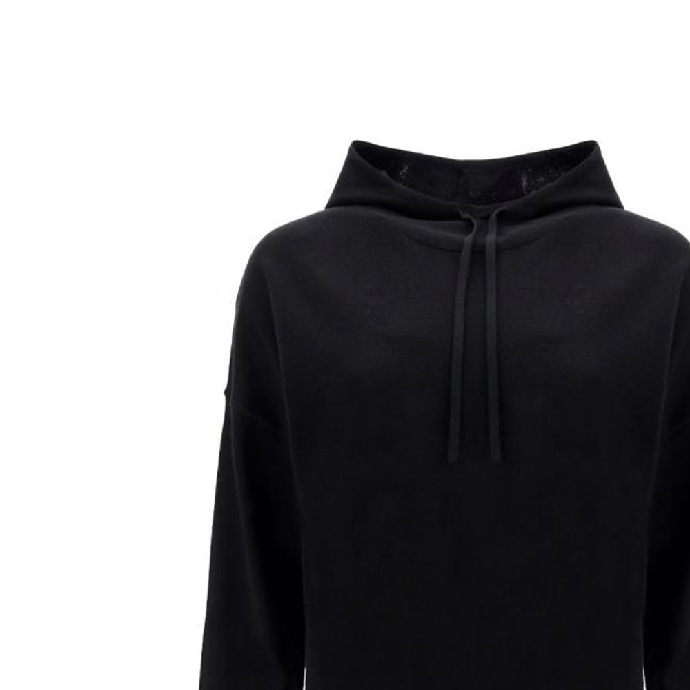 Shop (W) ''Max Mara Hoodie Wool Hitam Solid''. 13610121600-005