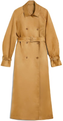 (W) ''S Max Mara MaxMara 黃色雙排扣長版風衣外套帶領口 2411121173600-004 Order (W) ''S Max Mara MaxMara 黃色雙排扣長版風衣外套帶領口 2411121173600-004