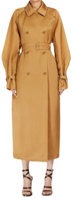 (W) ''S Max Mara MaxMara 黃色雙排扣長版風衣外套帶領口 2411121173600-004 Lookbook (W) ''S Max Mara MaxMara 黃色雙排扣長版風衣外套帶領口 2411121173600-004