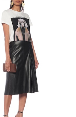 (W) ''S Max Mara MaxMara Abetaia 白色狗狗印花棉质圆领T恤 19460109600-001 Shop (W) ''S Max Mara MaxMara Abetaia 白色狗狗印花棉质圆领T恤 19460109600-001