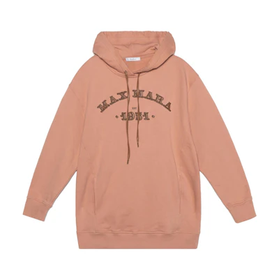 (Women) 'S Max Mara MaxMara Adito Letter Pullover Hoodie Antique Rose. 1926012906001-ADITO