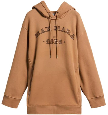 (W) ''S Max Mara MaxMara Adito Hoodie Kulit Logo Pullover Beige. 1926012906002-ADITO Order (W) ''S Max Mara MaxMara Adito Hoodie Kulit Logo Pullover Beige. 1926012906002-ADITO
