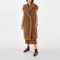 (W) マックスマーラ キャメル ノッチドラペル ウール コート スリーブレス 1271021106001-ALCE Lookbook (W) マックスマーラ キャメル ノッチドラペル ウール コート スリーブレス 1271021106001-ALCE