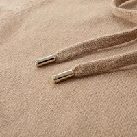 (W) ''S マックスマーラ MaxMara アナナス クリスタル飾り ドローストリング ニットフーディー レディース キャメルカラー 1366073906005-ANANAS 3