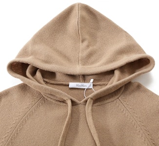 (W) ''赛马克斯玛拉 水晶点缀抽绳针织连帽衫 女士驼色'' 1366073906005-ANANAS 2