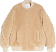 (Women) 'S Max Mara MaxMara Arcella Camel Fleece Zip-Up Jacket for Women 1081032106009 - ARCELLA (Women) 'S Max Mara MaxMara Arcella Camel Fleece Zip-Up Jacket for Women 1081032106009 - ARCELLA