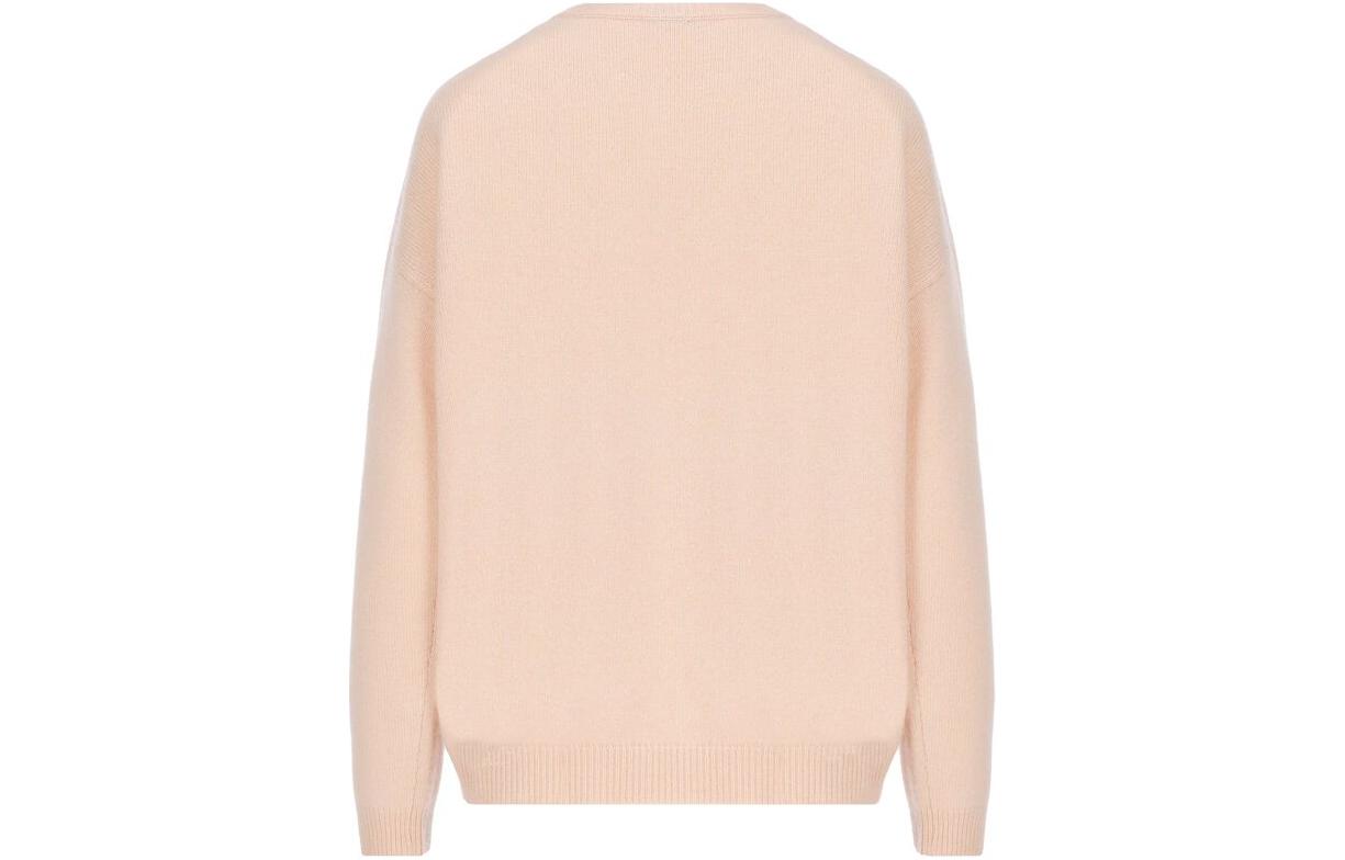 (Women) 'S Max Mara MaxMara Aster Series Pink Casual Letter Print Crewneck Loose Sweater for Women 13611421600007-ASTER 圖 3