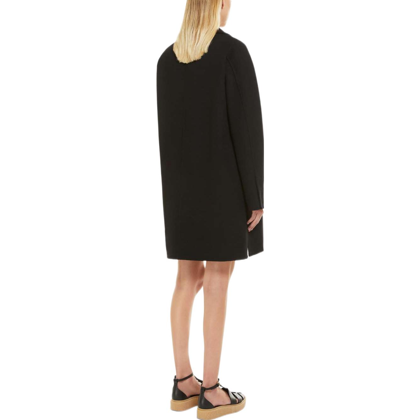 Shop (W) Abrigo Largo Negro de Manga Larga Recta ''S Max Mara MaxMara Beira 1011032806002-BEIRA