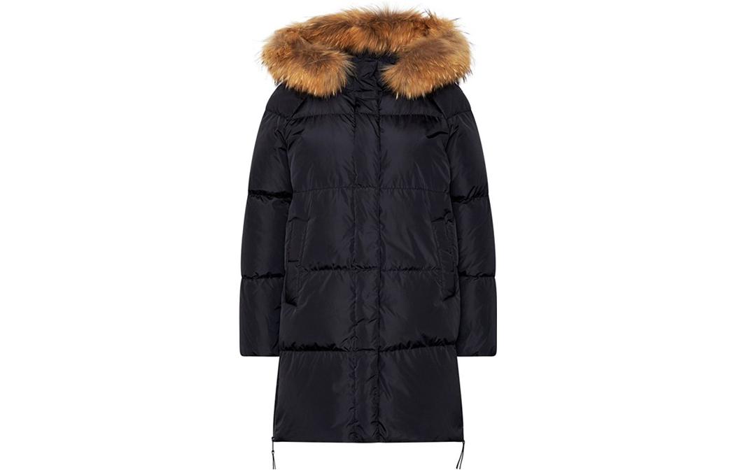 Order (Women) 'S Max Mara MaxMara Bembo  Black Hooded Long Sleeve Down Jacket 54960213000-BEMBO