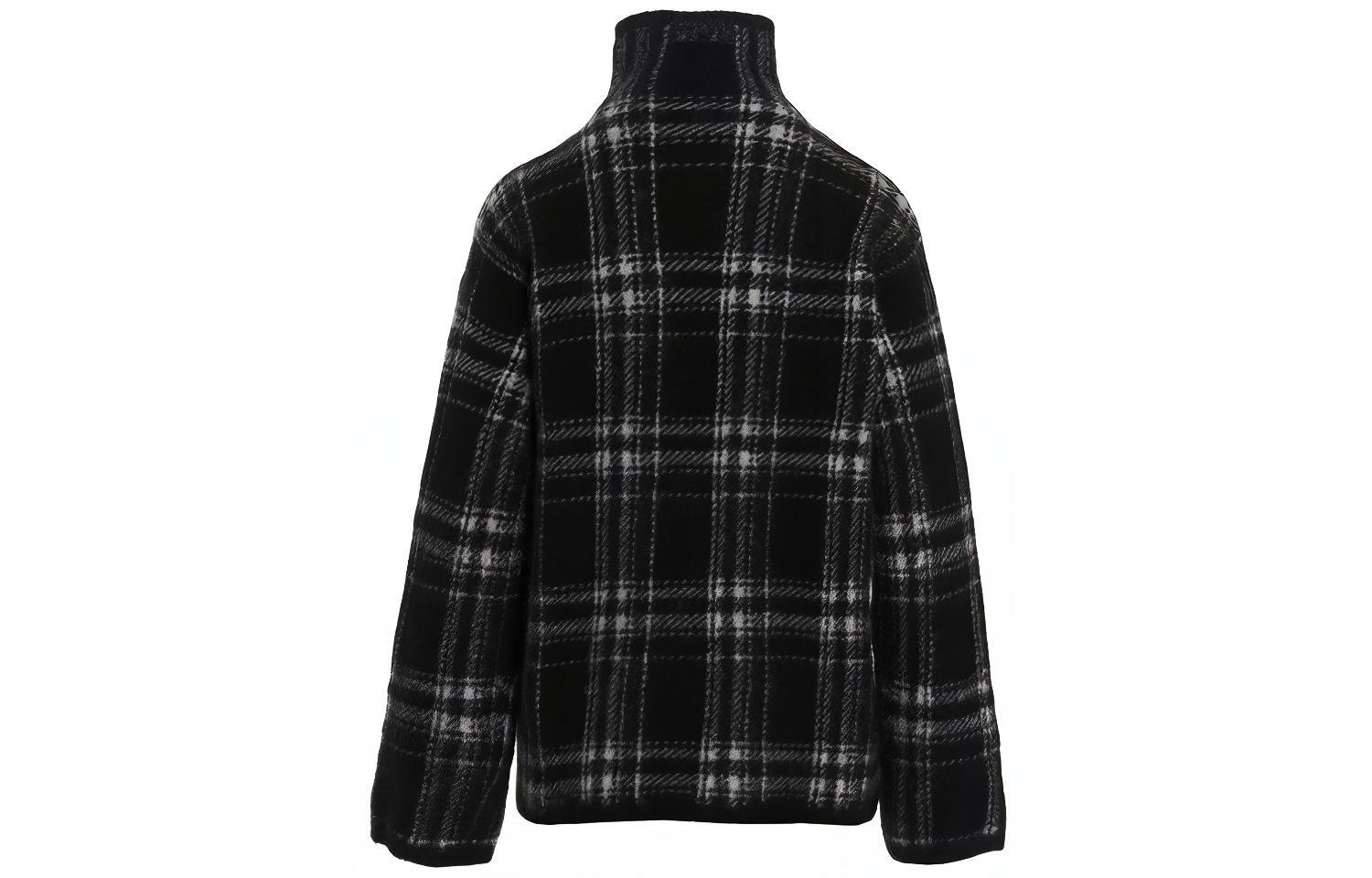 (Women) 'S Max Mara MaxMara Black and White Colorblock Plaid Knit Pullover Sweater. 93661813600103005-Cammeo 圖 3