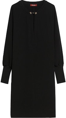 (Women) 'S Max Mara MaxMara Black Batwing Long Sleeve Loose Straight Dress 6226014106 Order (Women) 'S Max Mara MaxMara Black Batwing Long Sleeve Loose Straight Dress 6226014106