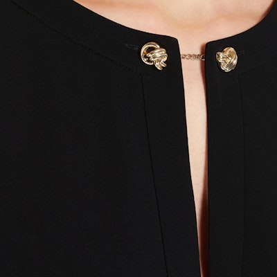 (Women) 'S Max Mara MaxMara Black Batwing Long Sleeve Loose Straight Dress 6226014106 Details for (Women) 'S Max Mara MaxMara Black Batwing Long Sleeve Loose Straight Dress 6226014106