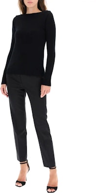 (W) ''스 막스마라 막스마라 블랙 캐시미어 크루넥 니트 스웨터'' 13660303650-007 Shop (W) ''스 막스마라 막스마라 블랙 캐시미어 크루넥 니트 스웨터'' 13660303650-007