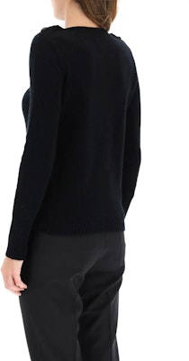 (W) ''스 막스마라 막스마라 블랙 캐시미어 크루넥 니트 스웨터'' 13660303650-007 Purchase (W) ''스 막스마라 막스마라 블랙 캐시미어 크루넥 니트 스웨터'' 13660303650-007