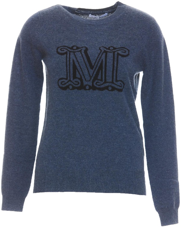women-s-max-mara-max-mara-blue-cashmere-jacquard-logo-crewneck-sweater-for-women-13661029600112003