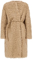 (Women) 'S Max Mara MaxMara Bosso Alpaca Wool Mid-length Coat Camel Color. 6016231306002-BOSSO (Women) 'S Max Mara MaxMara Bosso Alpaca Wool Mid-length Coat Camel Color. 6016231306002-BOSSO