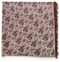 (Women) 'S Max Mara MaxMara Brown Fashion Casual Silk Scarf 45460327004 (Women) 'S Max Mara MaxMara Brown Fashion Casual Silk Scarf 45460327004