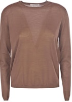 (Women) 'S Max Mara MaxMara Brown Round-Neck Long-Sleeve Straight Cashmere Sweater 13661319600012-MARGO (Women) 'S Max Mara MaxMara Brown Round-Neck Long-Sleeve Straight Cashmere Sweater 13661319600012-MARGO
