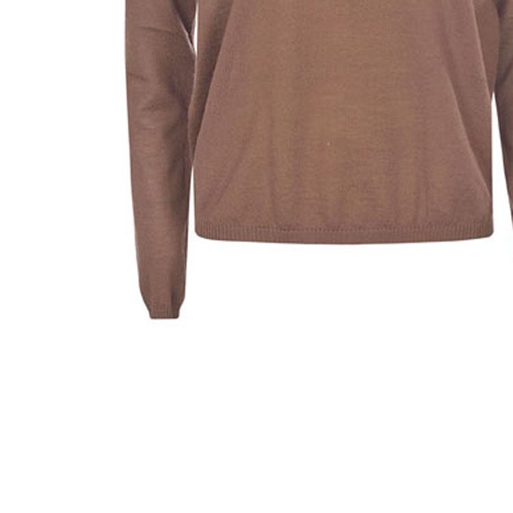 Purchase (W) ''스 막스마라 막스마라 브라운 라운드넥 긴팔 캐시미어 니트 스웨터'' 13661319600012-MARGO