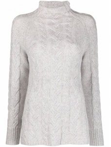 (W) ''S Max Mara MaxMara 女款灰色麻花針織套頭毛衣 93661913600-HAZEL002 Order (W) ''S Max Mara MaxMara 女款灰色麻花針織套頭毛衣 93661913600-HAZEL002