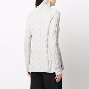 (W) ''S Max Mara MaxMara 女款灰色麻花針織套頭毛衣 93661913600-HAZEL002 Purchase (W) ''S Max Mara MaxMara 女款灰色麻花針織套頭毛衣 93661913600-HAZEL002