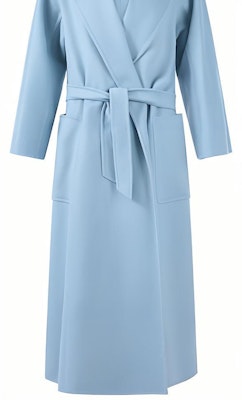 (W) ''Max Mara Cadmio Kot Panjang Biru Muda dengan Poket Besar Boleh Tanggal''. 2310111306007-CADMIO Details for (W) ''Max Mara Cadmio Kot Panjang Biru Muda dengan Poket Besar Boleh Tanggal''. 2310111306007-CADMIO