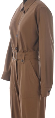 (W) ''S Max Mara MaxMara 駝色長袖腰帶實用連身工作服 12460319600281-006 Shop (W) ''S Max Mara MaxMara 駝色長袖腰帶實用連身工作服 12460319600281-006