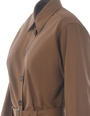 (W) ''S Max Mara MaxMara 駝色長袖腰帶實用連身工作服 12460319600281-006 Purchase (W) ''S Max Mara MaxMara 駝色長袖腰帶實用連身工作服 12460319600281-006