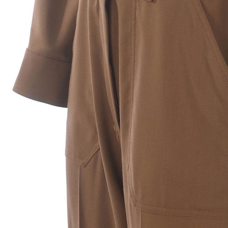 Sizing (W) ''S Max Mara MaxMara 駝色長袖腰帶實用連身工作服 12460319600281-006