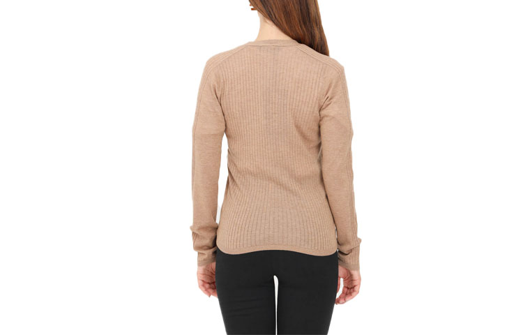 Lookbook (W) ''S Max Mara MaxMara駝色羊毛針織V領毛衣休閒風格 63460219600-004