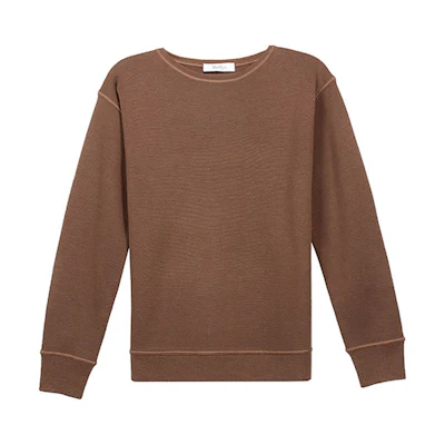 (Women) 'S Max Mara MaxMara Camel Wool Sweater - Crewneck Long Sleeve Knit Pullover 136604096003-UNIPARO