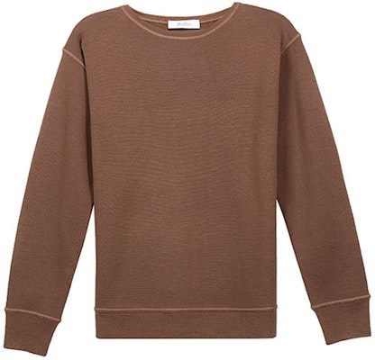 (Women) 'S Max Mara MaxMara Camel Wool Sweater - Crewneck Long Sleeve Knit Pullover 136604096003-UNIPARO Order (Women) 'S Max Mara MaxMara Camel Wool Sweater - Crewneck Long Sleeve Knit Pullover 136604096003-UNIPARO